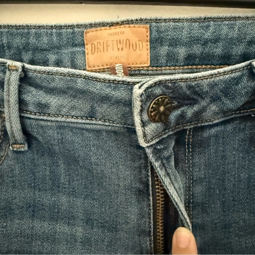 Driftwood Blue Classic Fit Toujours High Rise Straight Leg Audrey Jeans - Picture 4 of 11